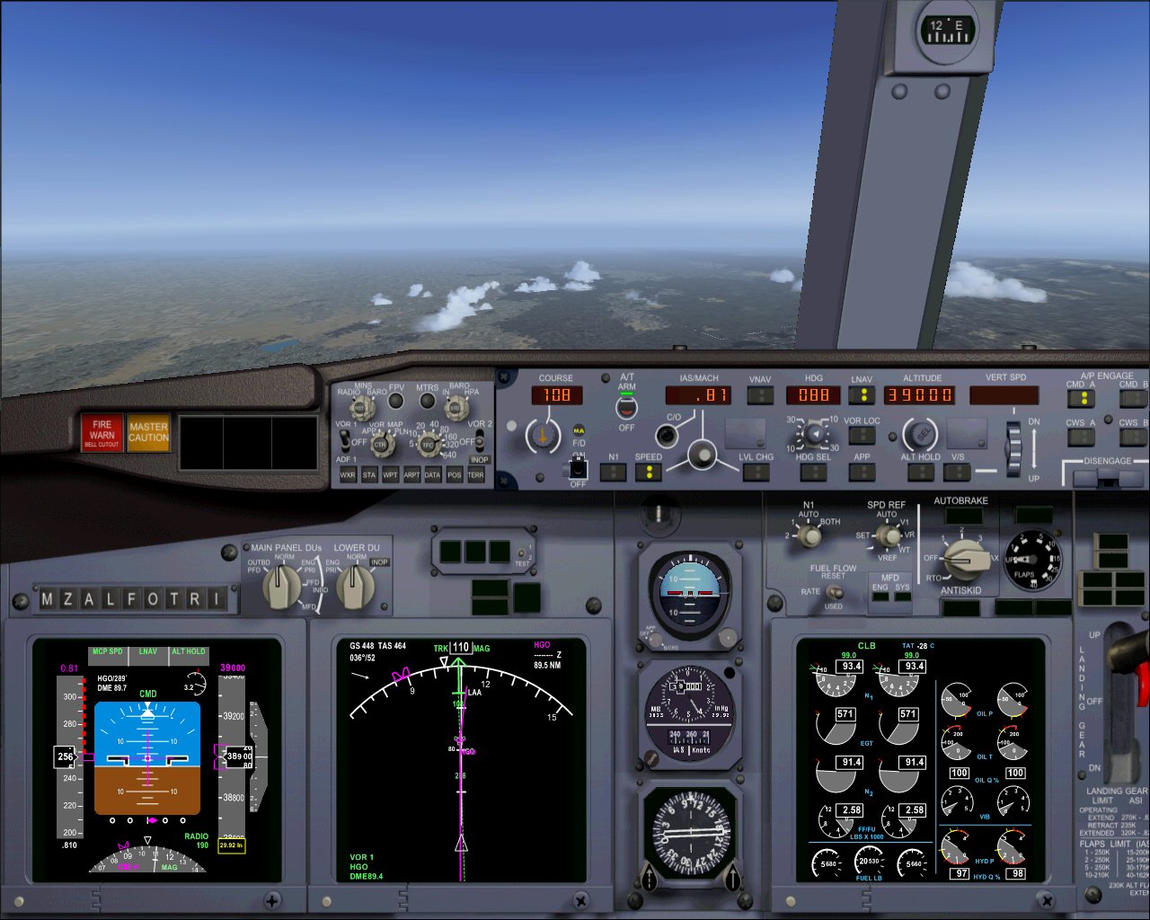 PMDG 737-700NG Cockpit